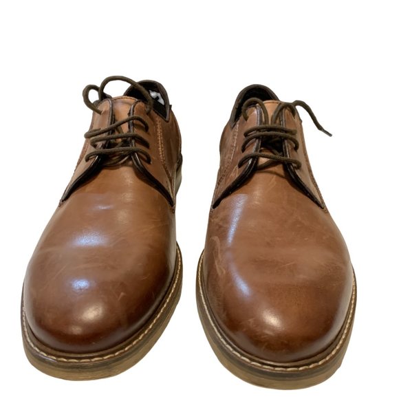 Alfani Other - Alfani Men's Shoes Phillip Oxford Leather Lace Up Dress Shoes Tan